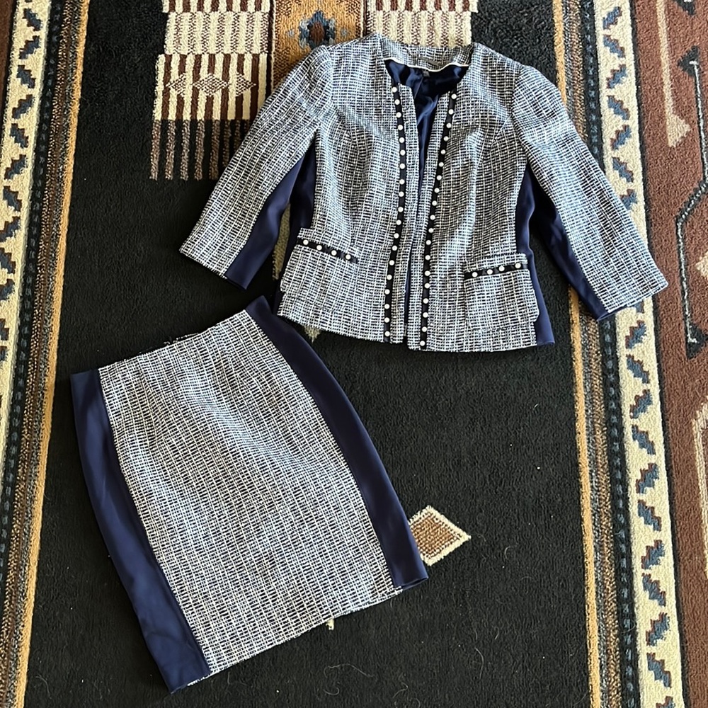 White House Black Market Skirt Suit